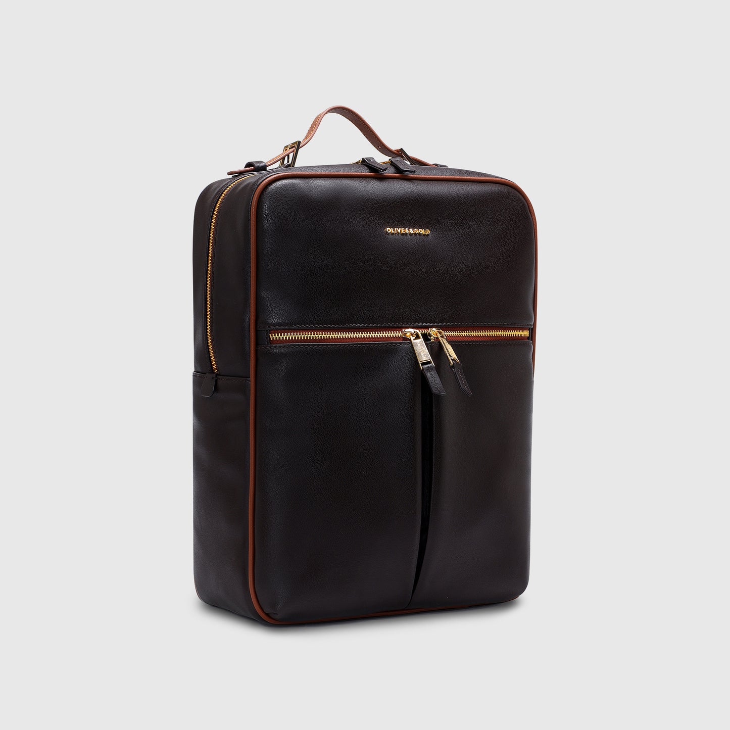 BEAN BROWN / GOLD TRIM