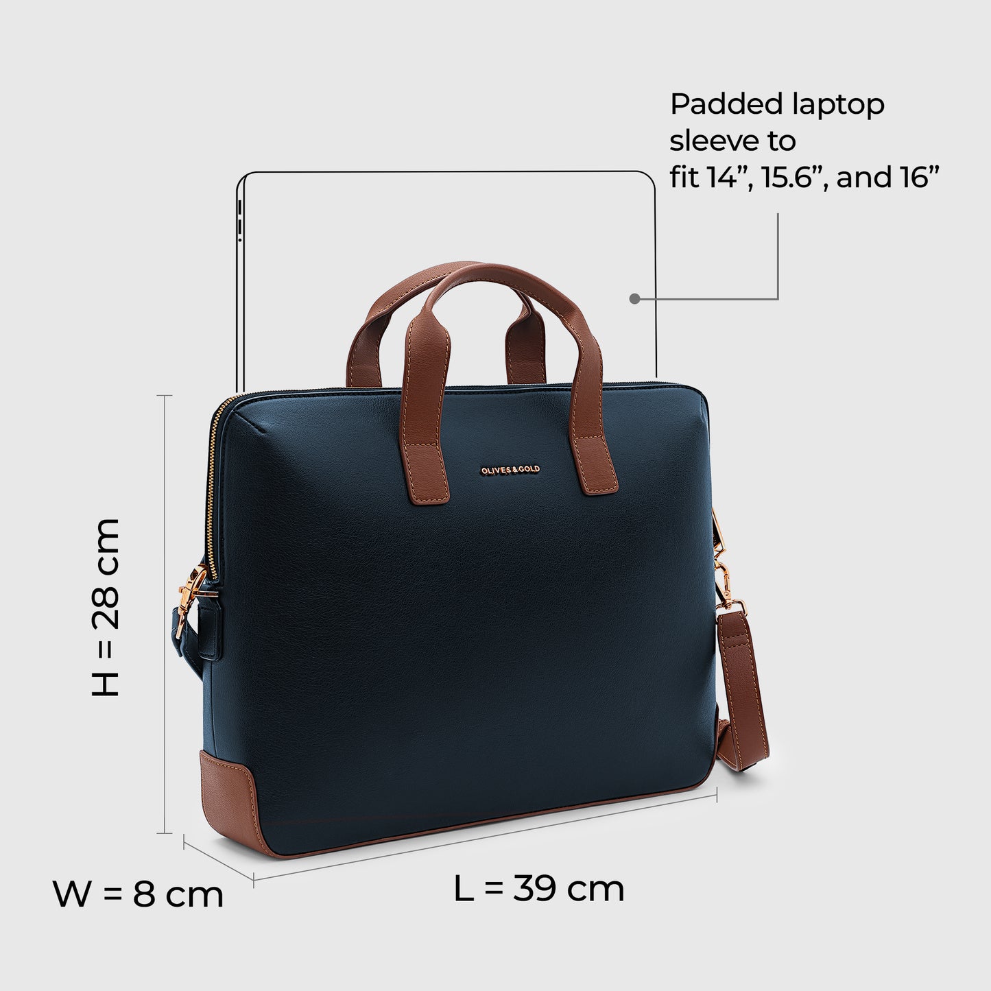 BERLIN BLUE & MAPLE TAN