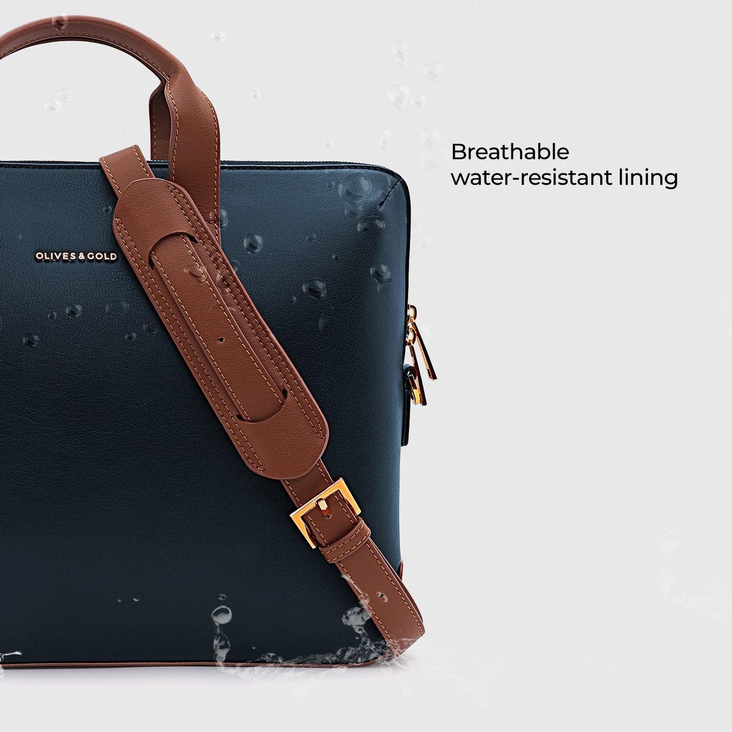 BERLIN BLUE & MAPLE TAN