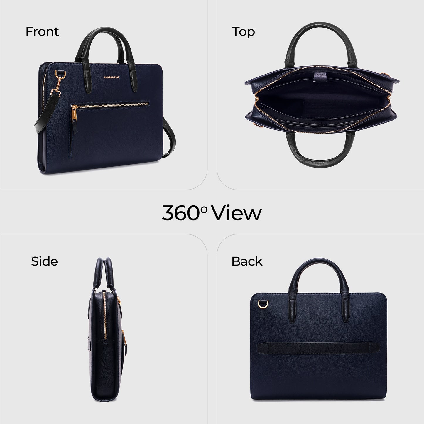 MIDNIGHT BLUE / GOLD TRIM