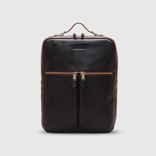BEAN BROWN / GOLD TRIM