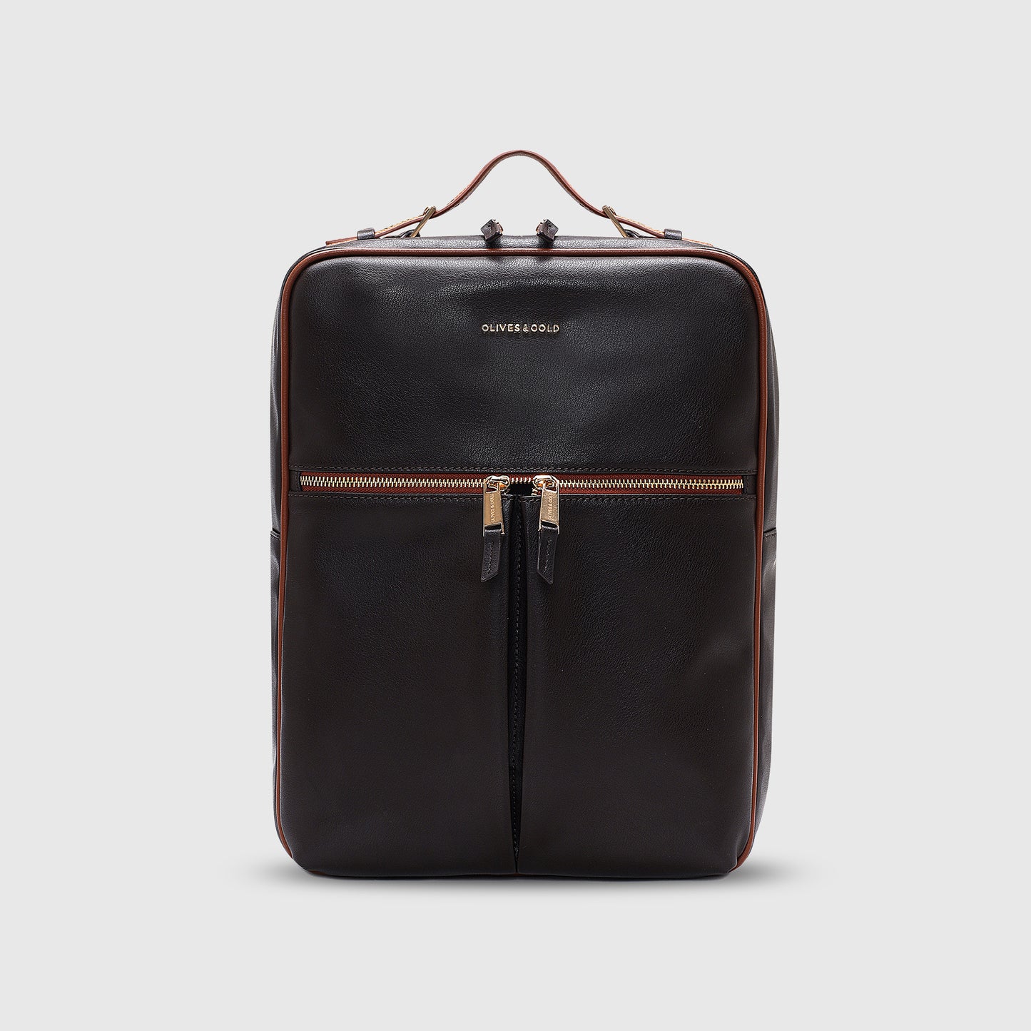 BEAN BROWN / GOLD TRIM