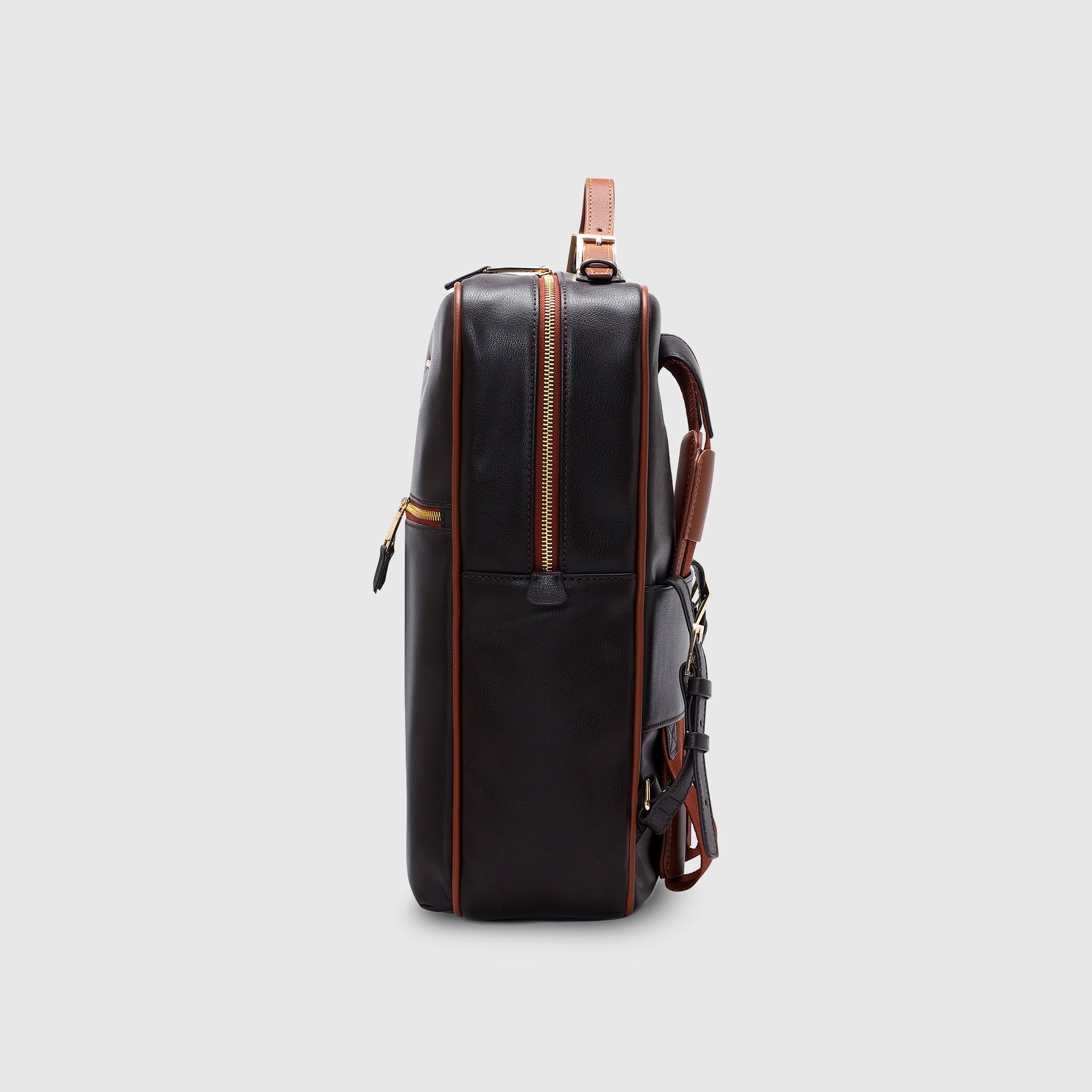 BEAN BROWN / GOLD TRIM