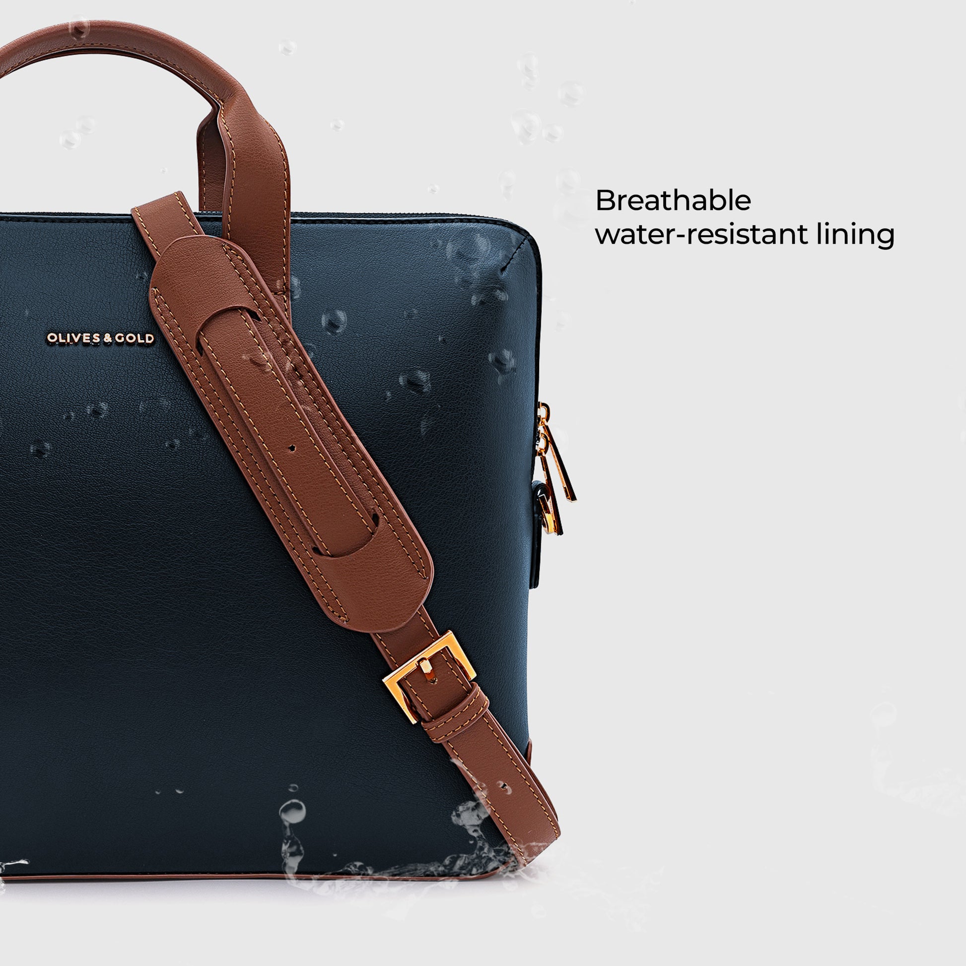BERLIN BLUE & MAPLE TAN